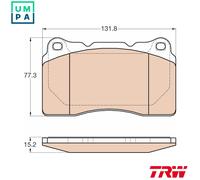 Brake Pads Set Front GDB2007 TRW 410603303R 3074895 30683412 3064613 3068341 New