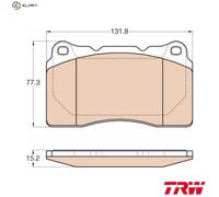 Brake Pads Set Front GDB2007 TRW 410603303R 3074895 30683412 3064613 3068341 New