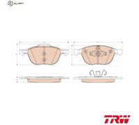 TRW GDB2011 Brake pad set