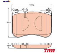 TRW Brake Pad Set GDB2019 - Disc Brake for Mercedes-Benz SL (R231) Roadster 2012->