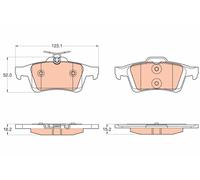 BRAKE PAD SET, DISC BRAKE GDB2033