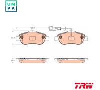 Brake pads GDB2039 TRW for FIAT PANDA PANDA Hatchback Van 500 500 C