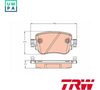 BRAKE PAD SET DISC BRAKE GDB2042 FOR AUDI A1/Allstreet/Sportback Q3 SEAT 1.5L