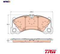 BRAKE PAD SET DISC BRAKE GDB2052 FOR PORSCHE MCN.CC MCY.PA/NB/NA 2.0L 4cyl MACAN