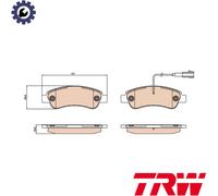 BRAKE PAD SET DISC BRAKE GDB2068 FOR FIAT DUCATO/Platform/Chassis/Bus/Van 2.2L