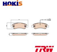 BRAKE PAD SET DISC BRAKE GDB2068 FOR FIAT DUCATO/Platform/Chassis/Bus/Van 2.2L