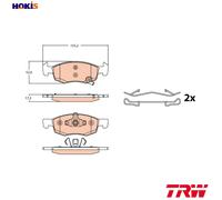 Fits TRW GDB2099 HAM.KLOCKI /P/ CORSA E 1.0 14- UK Stock