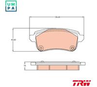 Fits TRW GDB2136 HAM PADS. ⭐UK Stock⭐