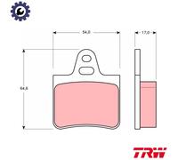 BRAKE PAD SET DISC BRAKE GDB263 FOR CITROEN CX/II/ BX/Break SM 150C/K1F 1.4L BX