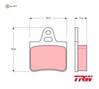 BRAKE PAD SET DISC BRAKE GDB263 FOR CITROEN CX/II/ BX/Break SM 150C/K1F 1.4L BX