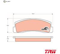 BRAKE PAD SET DISC BRAKE GDB265 FOR LADA NIVA/Closed/Off-Road/Vehicle TAIGA 1.9L