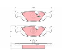 BRAKE PAD SET, DISC BRAKE GDB299