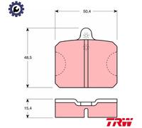 BRAKE PAD SET DISC BRAKE GDB300 FOR SKODA 135/8 1.3L OHV 1.0L 742.10 1.0L 4cyl