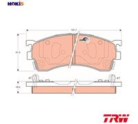 TRW Automotive AfterMarket GDB3192 Brake Pad