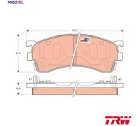 TRW Automotive AfterMarket GDB3192 Brake Pad