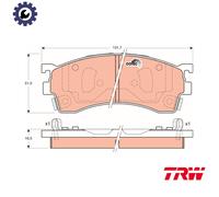 TRW Automotive AfterMarket GDB3192 Brake Pad
