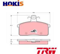 BRAKE PAD SET DISC BRAKE GDB3202 FOR SUZUKI SAMURAI/Open/Off-Road/Vehicle 1.3L