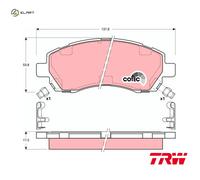 NEW DISC BRAKE PADS SET FOR SUBARU IMPREZA SALOON GC EJ20E EJ22E EJ16 TRW