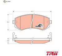 BRAKE PAD SET DISC BRAKE GDB3208 FOR NISSAN PATROL/GR/V/Wagon/Mk/II/IV/Station