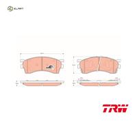 BRAKE PAD SET DISC BRAKE GDB3209 FOR FORD AUSTRALIA KIA MAZDA MX-6 323/VI/F/P