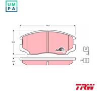 TRW GDB3214 Brake pad set