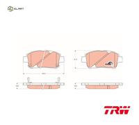 BRAKE PAD SET DISC BRAKE GDB3242 FOR TOYOTA bB COROLLA/FIELDER/ALTIS ECHO MR