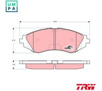 TRW GDB3265 Brake pad set