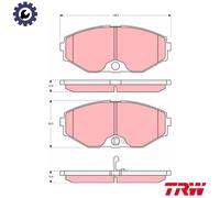 BRAKE PAD SET DISC BRAKE GDB3273 FOR INFINITI NISSAN AVENIR CEFIRO/III 3.0L J30