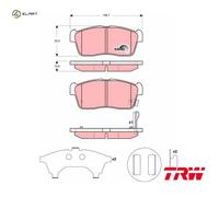 BRAKE PAD SET DISC BRAKE GDB3276 FOR HOLDEN SUZUKI SUPER/CARRY IGNIS EVERY 1.5L