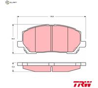 TRW GDB3286 Brake pad set