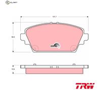 NEW DISC BRAKE PADS SET FOR NISSAN PRIMERA HATCHBACK P12 QR25DE QG16DE TRW