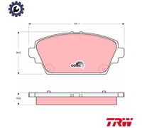 BRAKE PAD SET DISC BRAKE GDB3291 FOR NISSAN TINO/ALMERA PRIMERA/Hatchback 2.2L