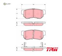 BRAKE PAD SET DISC BRAKE GDB3298 FOR HYUNDAI MATRIX GETZ/PRIME AZERA LAVITA 1.5L