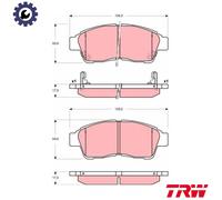 TRW GDB3300 Brake pad set