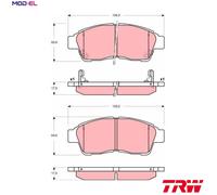 BRAKE PAD SET DISC BRAKE GDB3300 FOR TOYOTA COROLLA/Compact/Liftback CELICA 1.8L