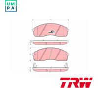 BRAKE PAD SET DISC BRAKE GDB3301 FOR KIA CARNIVAL/II HJ3HJ3 2.9L 4cylK5 2.5L