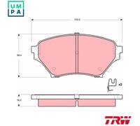 BRAKE PAD SET DISC BRAKE GDB3302 FOR MAZDA ROADSTER/II MX-5/Mk MIATABP6J 1.8L