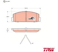 TRW Brake Pad Set GDB3311 - Rear for Mazda 6 (GG) 08/2002+, 626 Mk V & Premacy