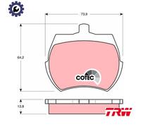 TRW GDB332 Brake pad set