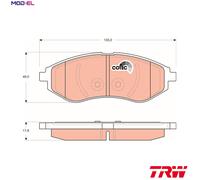 BRAKE PAD SET DISC BRAKE GDB3330 FOR HOLDEN DAEWOO CHEVROLET 1.6L 4cyl 1.4L 4cyl