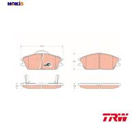 BRAKE PAD SET DISC BRAKE GDB3331 FOR HYUNDAI ACCENT/GYRO/II EXCEL LANTRA/Mk 1.5L