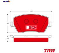 BRAKE PAD SET DISC BRAKE GDB3332DTE FOR RENAULT LODGY DUSTER/SUV MODUS/GRAND