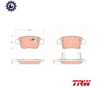 BRAKE PAD SET DISC BRAKE GDB3337 FOR TOYOTA COROLLA/Verso/QUEST/ALTIS AVENSIS