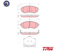 TRW GDB3365 Brake pad set