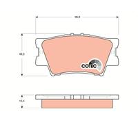 BRAKE PAD SET, DISC BRAKE GDB3426