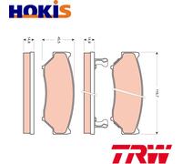 BRAKE PAD SET DISC BRAKE GDB3436 FOR SUZUKI GRAND/VITARA/Open/Off-Road/Vehicle