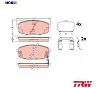 TRW Brake Pads GDB3450 - Front - Fits HAM Pads - UK Stock