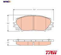 TRW GDB3459 Brake pad set