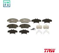 TRW Brake Pad Set GDB3493 - Front - Fits Honda Jazz III/IV, Fit III/IV