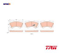 TRW GDB3524 Brake pad set